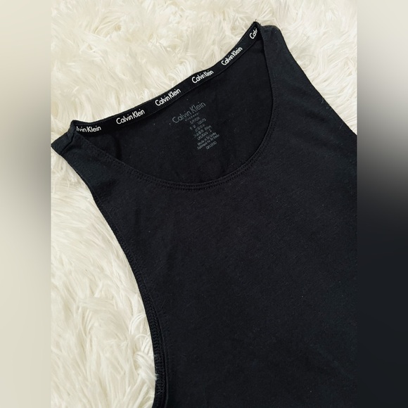Calvin Klein Tank Top - Sleepwear - Black - Tunic - Loungewear - SZ S Women - Picture 2 of 7